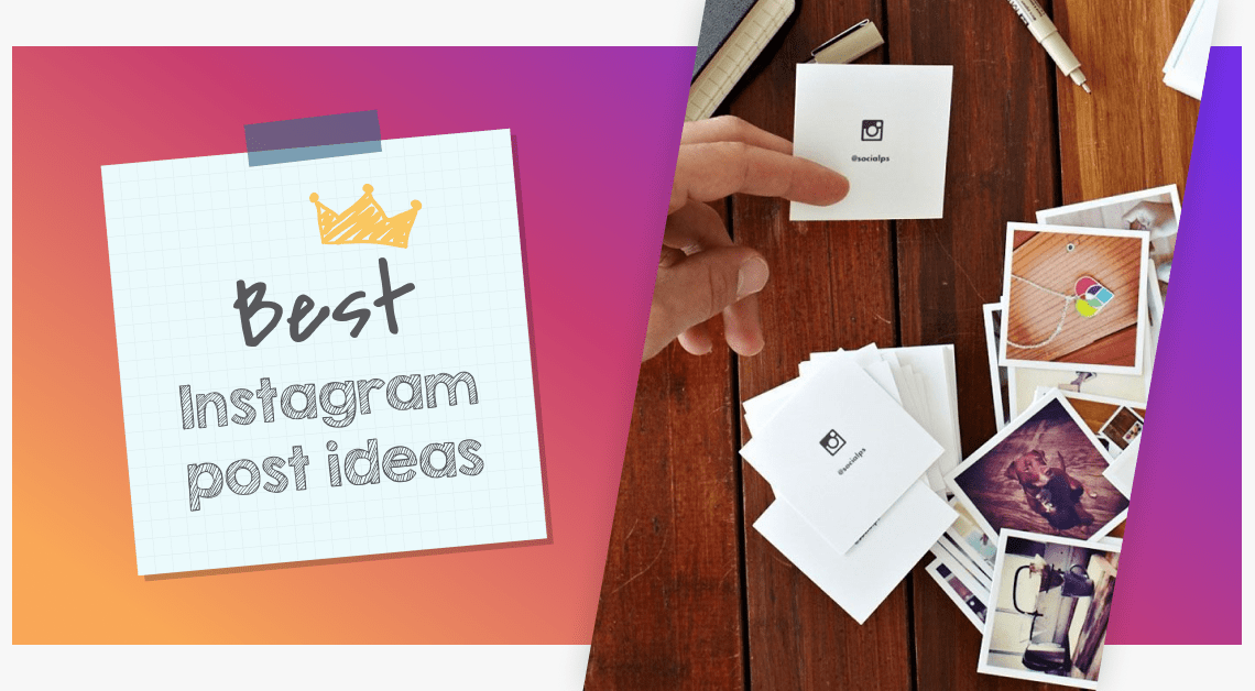 Проверьте 20 лучших идей пост Instagram для вашего бизнеса!