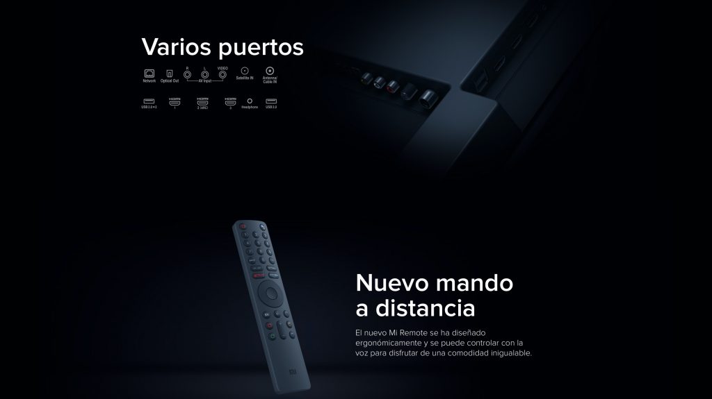 Xiaomi Mi TV 4S 65 "прибывает в Испанию: 4K-телевизор / невероятная цена